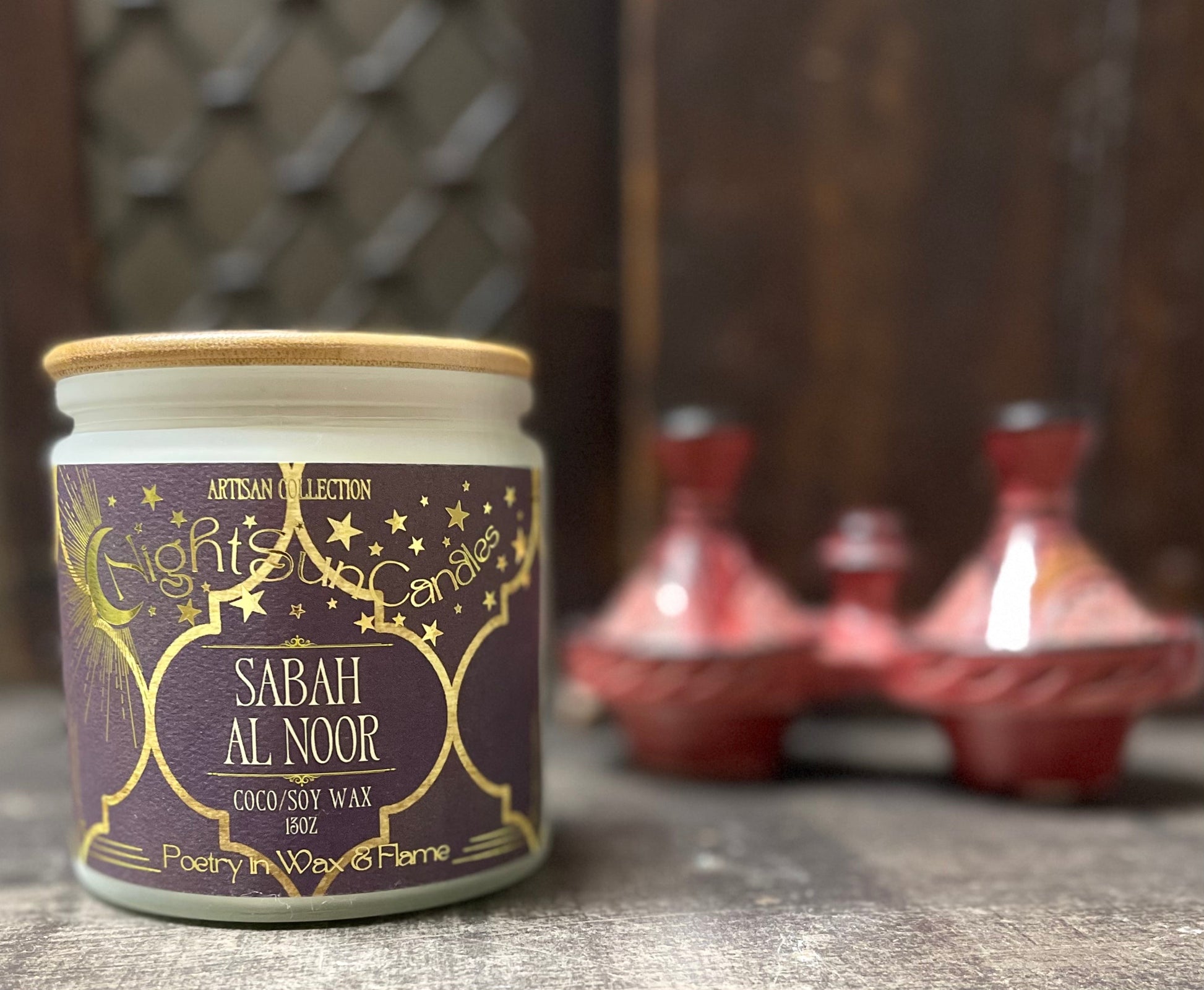 Sabah Al Noor Handmade Non Toxic Candles - Sunshine Alchemists & Soap Co