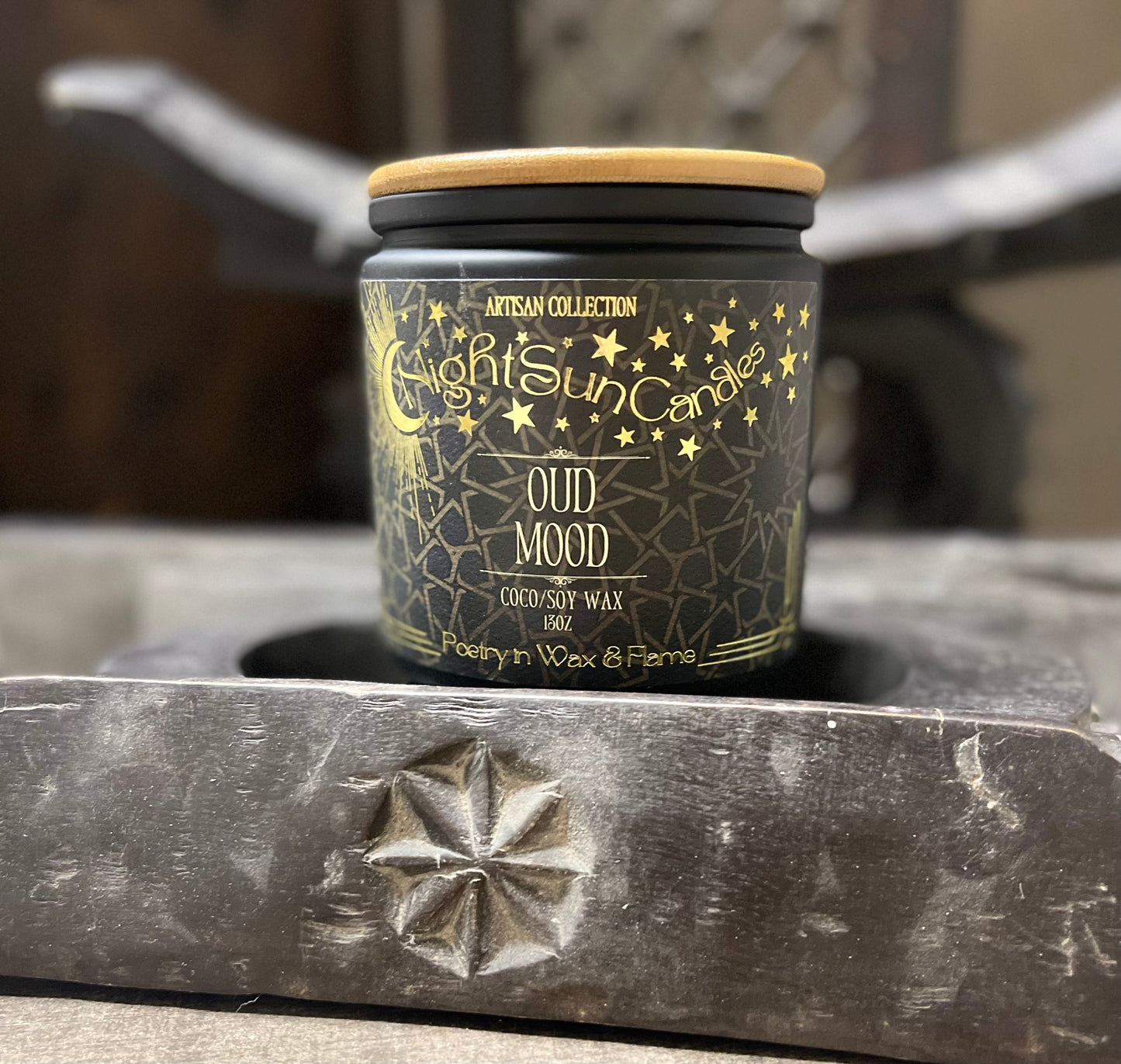 Oud Mood Handmade Non Toxic Candles - Sunshine Alchemists & Soap Co