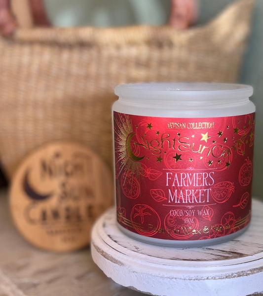 Farmer's Market Handmade Non Toxic Candles - Sunshine Alchemists & Soap Co