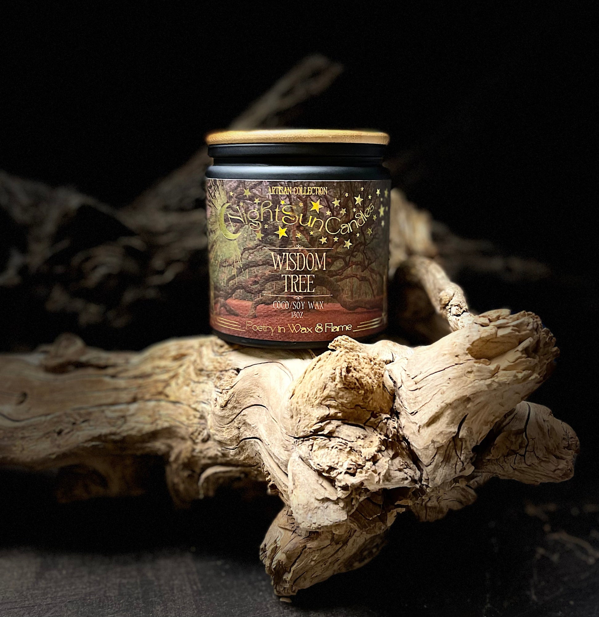 Wisdom Tree Handmade Non Toxic Candles - Sunshine Alchemists & Soap Co