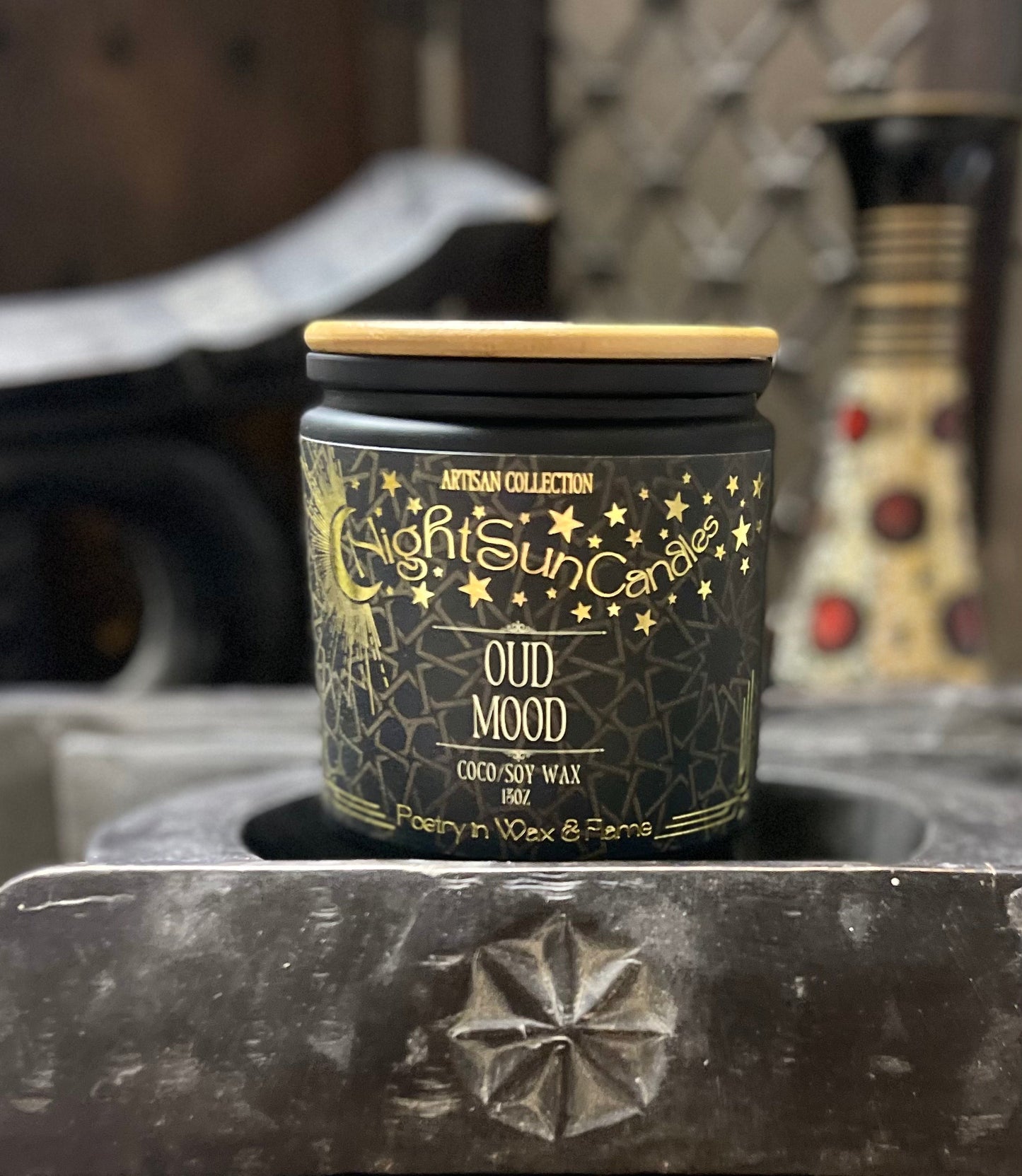 Oud Mood Handmade Non Toxic Candles - Sunshine Alchemists & Soap Co