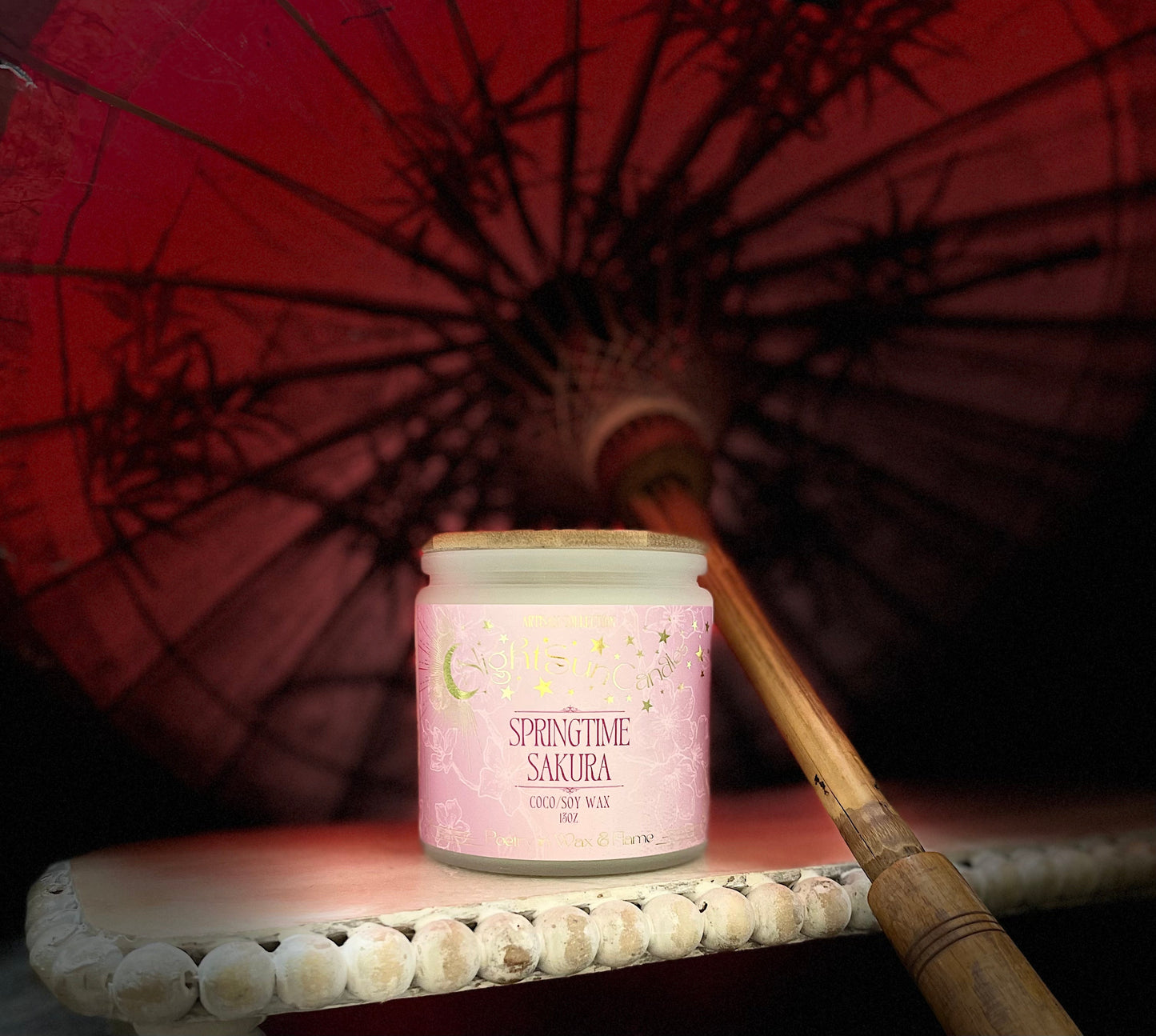 Springtime Sakura Handmade Non Toxic Candles - Sunshine Alchemists & Soap Co