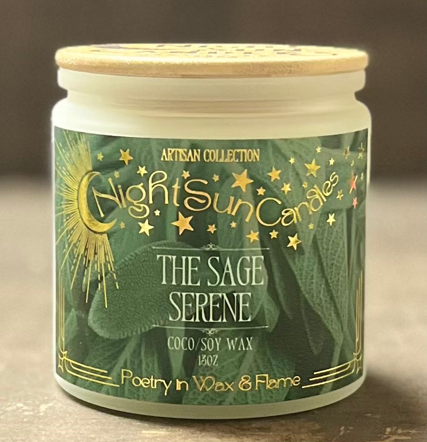 The Sage Serene Handmade Non Toxic Candles - Sunshine Alchemists & Soap Co