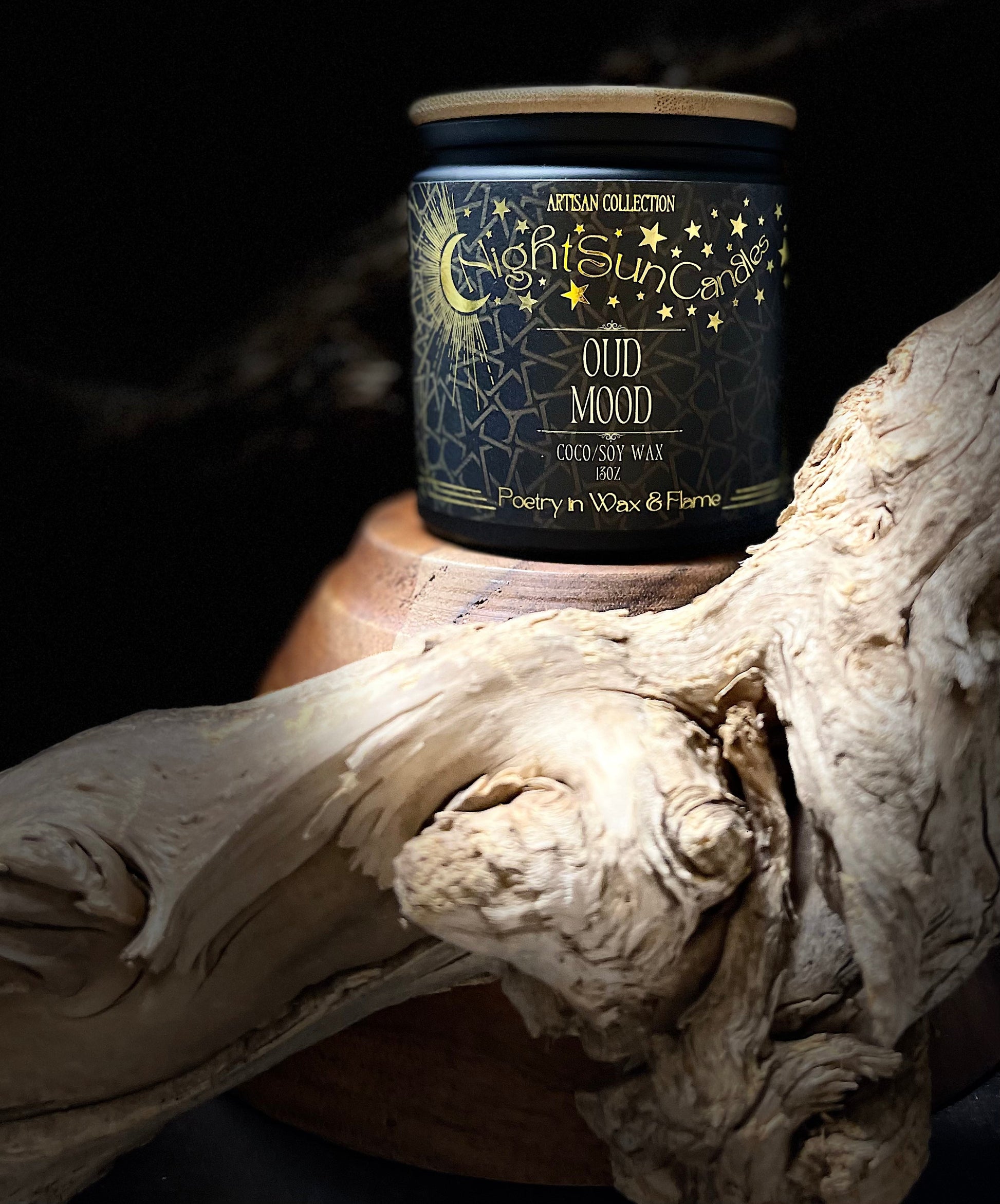 Oud Mood Handmade Non Toxic Candles - Sunshine Alchemists & Soap Co