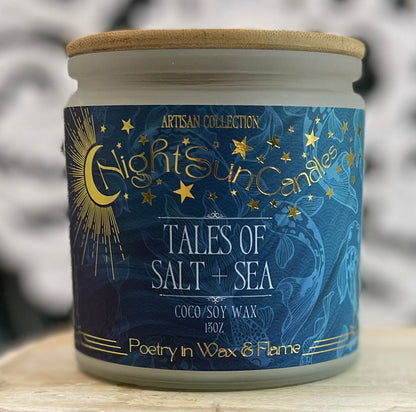 Tales of Salt + Sea Handmade Non Toxic Candles - Sunshine Alchemists & Soap Co