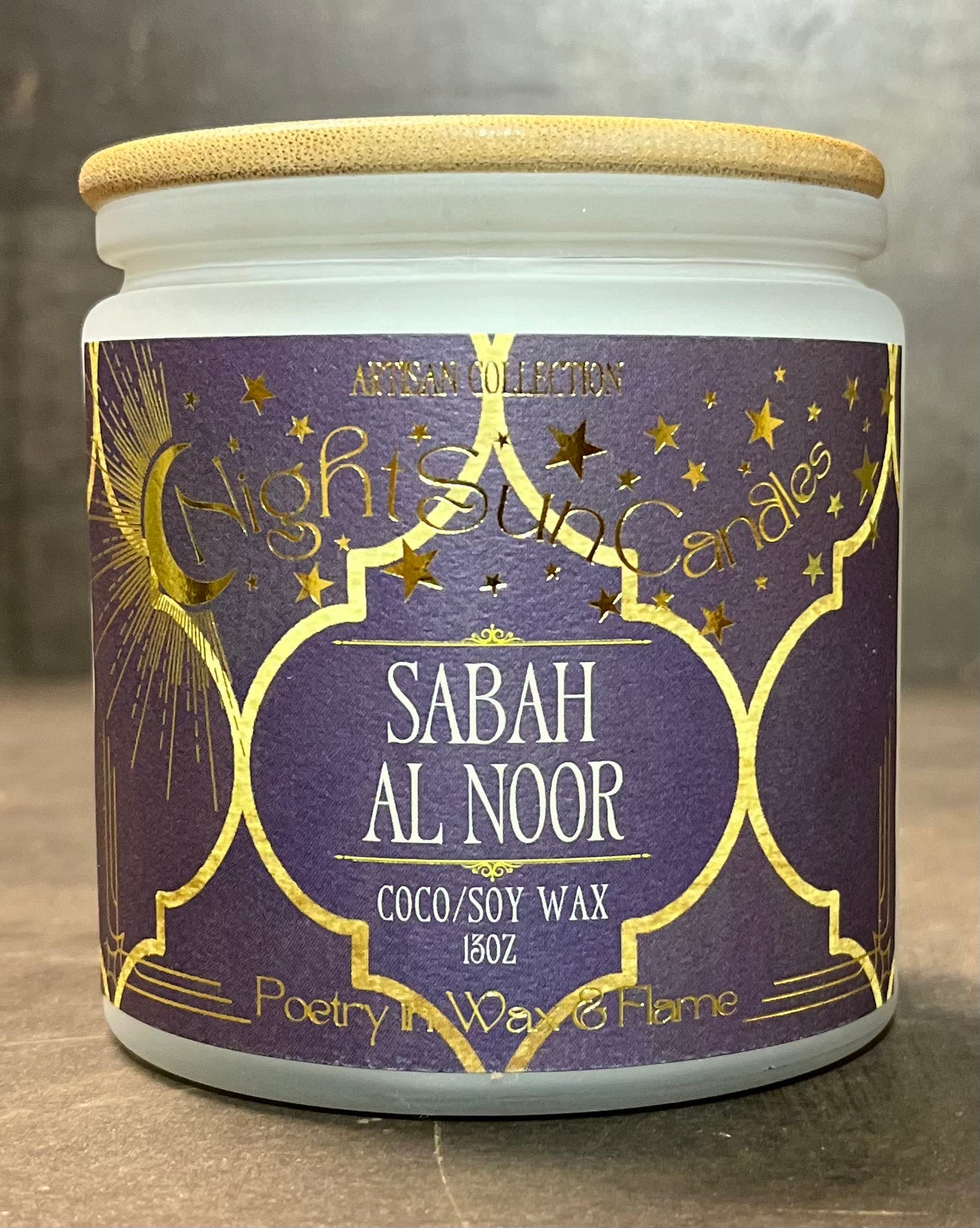 Sabah Al Noor Handmade Non Toxic Candles - Sunshine Alchemists & Soap Co