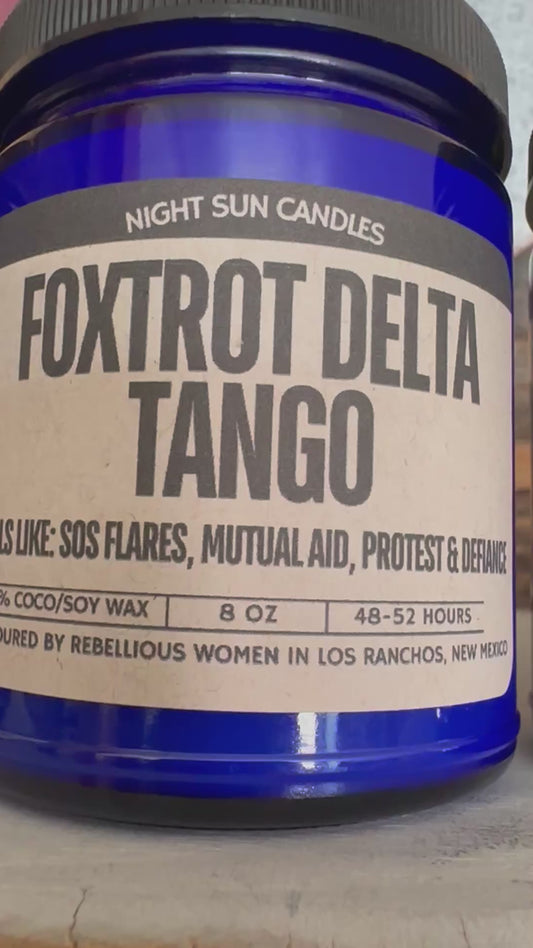 Foxtrot Delta Tango Candle