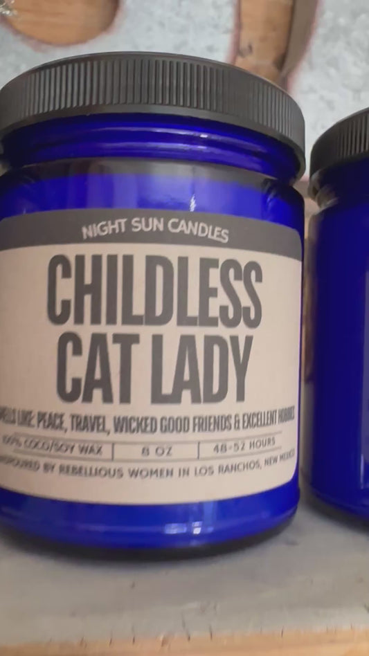 Childless Cat Lady Candle