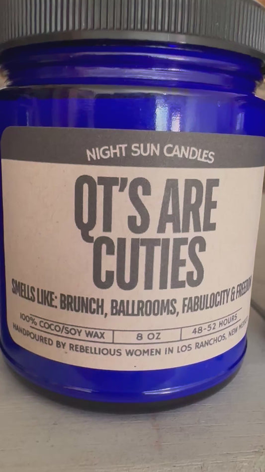 QT's Are Cuties Candle