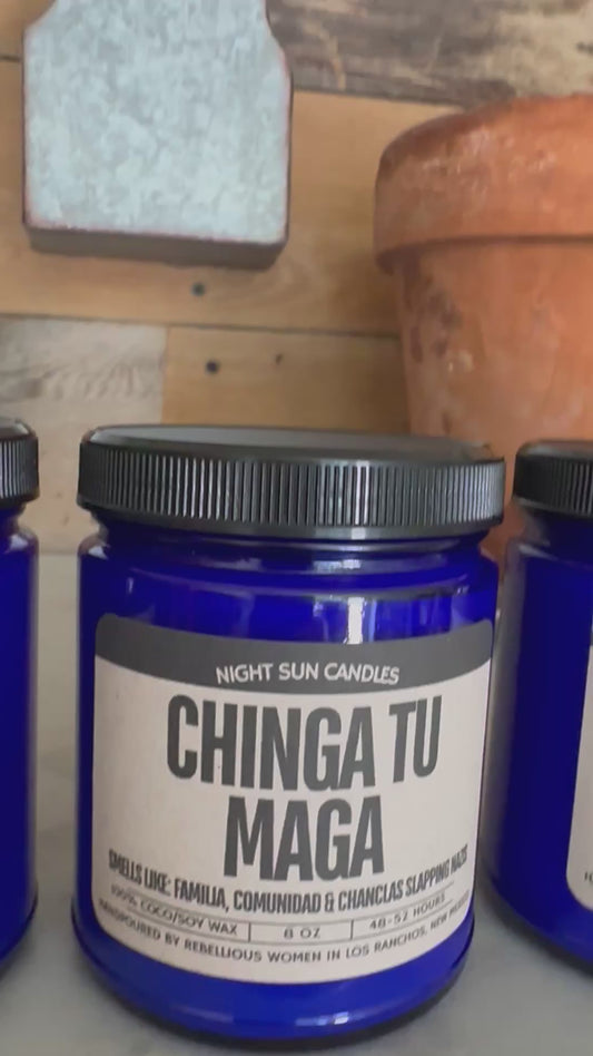Chinga Tu MAGA Candle